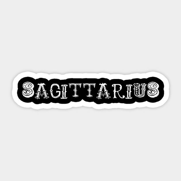 Sagittarius Zodiac Horoscope Sign Sticker by swagmaven